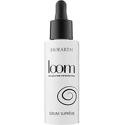 Сироватка для обличчя Bioearth Loom Supreme Serum з екстрактом слизу равлика 30 мл