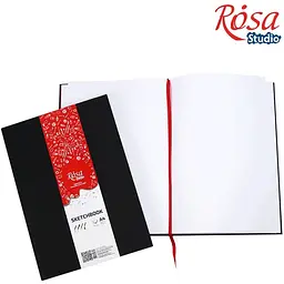 Блокнот A4 Rosa Studio (21х29.7см) 100г/м2 96л чорний - мініатюра 2