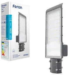 Світлодіодний консольний світильник Feron SP3032 50 Вт 6500K сірий (32577)