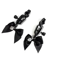 Затискач для сосків Art of Sex - Nipple clamps Black Bow