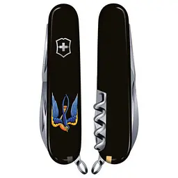 Ніж Victorinox Climber Ukraine 91мм 14функ чорн Ластівка