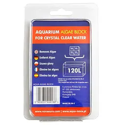 Таблетки проти водоростей Aqua Nova Aquarium Algea Block 20г на 120 л (AQUA-ALGAE-BLOCK) - мініатюра 2
