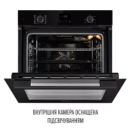 Духова шафа електрична Perfelli Perla 6D10I Nero - мініатюра 8