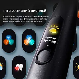 Електрична зубна щітка Oclean X Ultra Set OLED Black - мініатюра 3