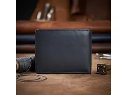 Чоловічий портмоне з натуральної шкіри Cortina 5051 nero Чорне 12,5х9,5 см TONY PEROTTI acs0032352 - мініатюра 8