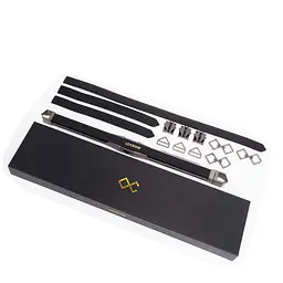 Фіксатор-розпірка LOCKINK Adjustable Spreader Bar Set, шкіряна, з ремінцями для шиї, рук і ніг
