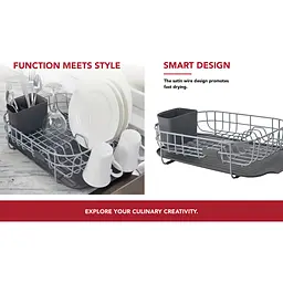 Підставка для сушки посуду KitchenAid Sinkware сіра (KEG197OSGR) - мініатюра 9