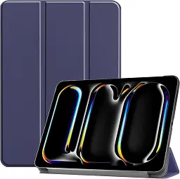 Чохол до планшета BeCover Smart Case Apple iPad Pro 11" M4 2024 Deep Blue (711622) - мініатюра 2