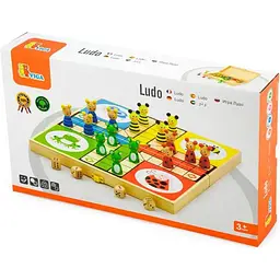 Дерев'яна настільна гра Viga Toys Лудо (50064) - мініатюра 4