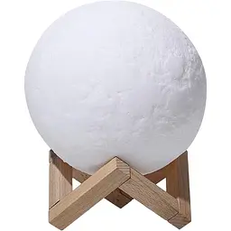 Нічник UFT RGB Moon light 3D Луна на підставці 11 см 5 режимів світла - мініатюра 2