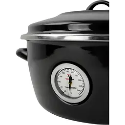 Каструля з термометром Vitrinor Dutch Oven 26 см 5 л чорна (2111692) - мініатюра 3
