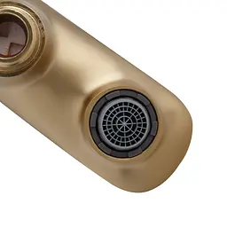 Змішувач для ванни з коротким зливом Koer KB-40028-12 KR5307 Золотий - мініатюра 5