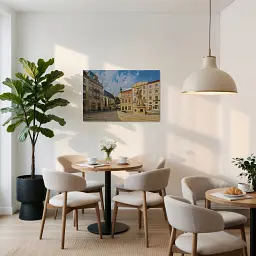 Інтер'єрна картина Львів, Площа Ринок, Lviv, інтер'єрний декор, 60×90 см (id0226) - мініатюра 4