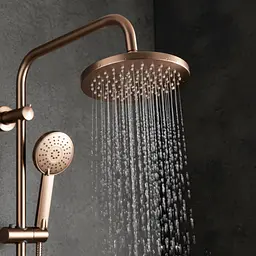 Душова система з виливом Rea Luis brushed copper REA-P7156 - мініатюра 4