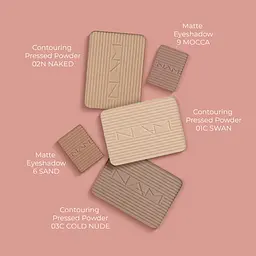 Пудра для обличчя NAM Contouring Pressed Powder № 02 Naked 10 г - мініатюра 3