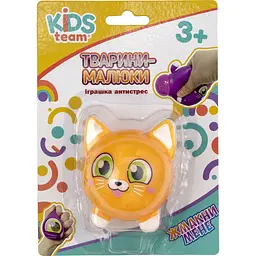 Іграшка-антистрес Kids Team Тварини-малюки Малюк котеня помаранчева (CKS-10500_1) - мініатюра 3