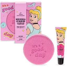 Набір Mad Beauty Disney Princess Express Yourself бомбочка та бальзам для губ Попелюшка 10 мл - мініатюра 2