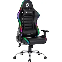 Крісло ігрове Defender Ultimate RGB Black (64355) - мініатюра 3