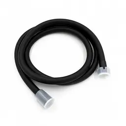 Шланг для душу Ango 1/2" розтяжний 150 см Чорний 30412
