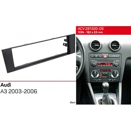 Перехідна рамка Audi A3 ACV 281320-09 - мініатюра 5