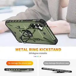 Ударостійкий чохол Pathfinder Ring для Samsung Galaxy A54 5G Зелений / Army Green - мініатюра 6