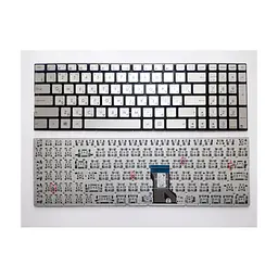 Клавіатура ноутбука ASUS N501J/N501JW/N501V/N501VW срібляста RU (A46153)