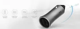 Автомобільний зарядний пристрій XiaomiCar Charger 18W Silver GDS4092CN GDS4104GL CC05ZM - мініатюра 8