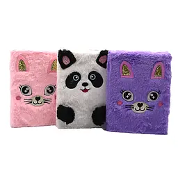 Блокнот пухнастий Cat, А5, 80 аркушів, клітинка, 80 г/м² (В асортименті) - мініатюра 2