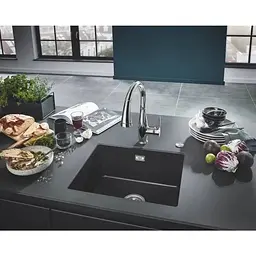 Кухонна мийка Grohe Sink K700 Undermount 31654AP0, Чорний - мініатюра 5