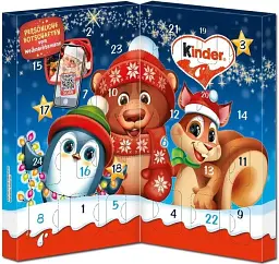 Адвент календар Кinder Mini Tisch Ведмедик 113 г