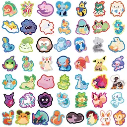 Стікерпак Покемон Набір наклейок GeekLand Pokemon 50 штук - мініатюра 2