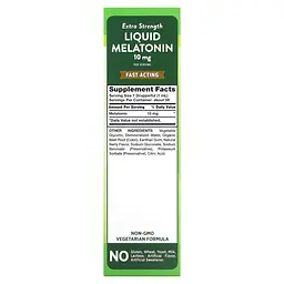 Мелатонін Nature's Truth Liquid Melatonin 10 мг 59 мл - мініатюра 3