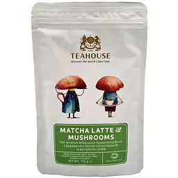 Матча Teahouse Matcha Latte Mushrooms з екстрактом грибів 100 г