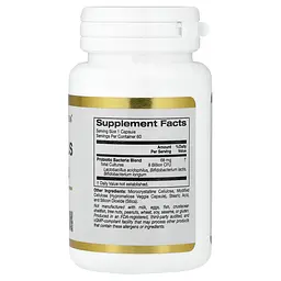 Пробіотики California Gold Nutrition Acidophilus and Bifidus 8 млрд КУО 60 вегетаріанських капсул - мініатюра 2