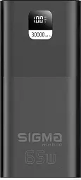 Power Bank Sigma X-power SI30A6QLX 30000mAh PD 65W black UA