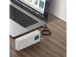 Зовнішній акумулятор (Power Bank) BASEUS Amblight Digital Display Quick Charge 65W 30000mAh White (PPLG-A02) - мініатюра 12