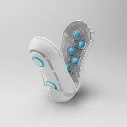 Мастурбатор Tenga Flip Orb Blue Rush блакитний - мініатюра 3