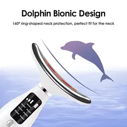  Масажер для шиї та обличчя з підігрівом NeckLift Pro 7 в 1 LED - мініатюра 12