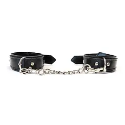 Наручники з екошкіри Art of Sex - Handcuffs Emoji, колір чорний Art of Sex SO9976 99822 - мініатюра 1