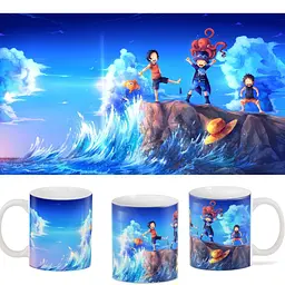 Кухоль GeekLand Великий куш Ван Піс One Piece OP.02.019 330 мл білий - мініатюра 3