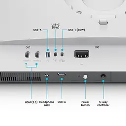 TFT 31.5" BenQ MA320UP, IPS, 4K, 2хHDMI, USB-C, HAS, Pivot, кол., сріблясто-сірий - мініатюра 3