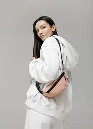 Поясна сумка бананка Sambag Urban SKH пудра 24 х 15 х 8 см (85151006) - мініатюра 3
