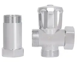 Кран кульовий приладовий Thermo Alliance Standart 3/4"Зх3/4"Зх3/4" В вентиль SD183W20 - мініатюра 4
