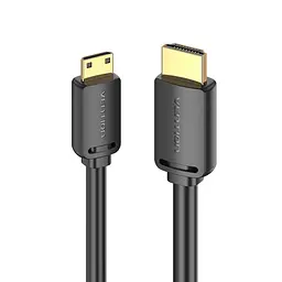 Відеокабель Vention AGHBF Mini HDMI - HDMI 4K 60 Гц 1 м чорний (AGHBF)