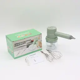 Акумуляторний міксер USB Electric Whisk з 2 насадками 223-13 - мініатюра 5