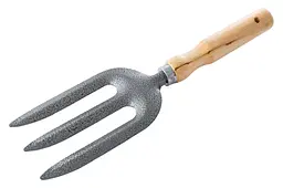 Вилка садова садова Mastertool 265 x 80 мм дерев'яна ручка - мініатюра 2