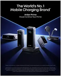 Портативний акумулятор (павербанк) Anker Prime 26250mAh 300W (A110AH11) чорний - мініатюра 4