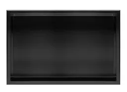 Вбудована полиця Rea 30x60 black matt з обідком REA-05605, Чорний матовий - мініатюра 2