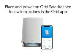 Додатковий тридіапазонний супутник Wi-Fi 6 серії Orbi 750, 4,2 Гбіт/с без коробки - мініатюра 5