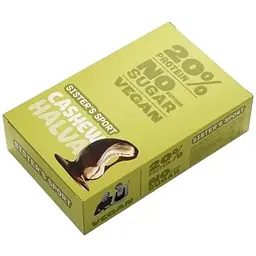 Протеїнова халва Sister's Sport Protein Halva, 10*40 грам - Кеш'ю